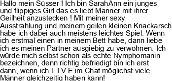 SarahAnn Profil